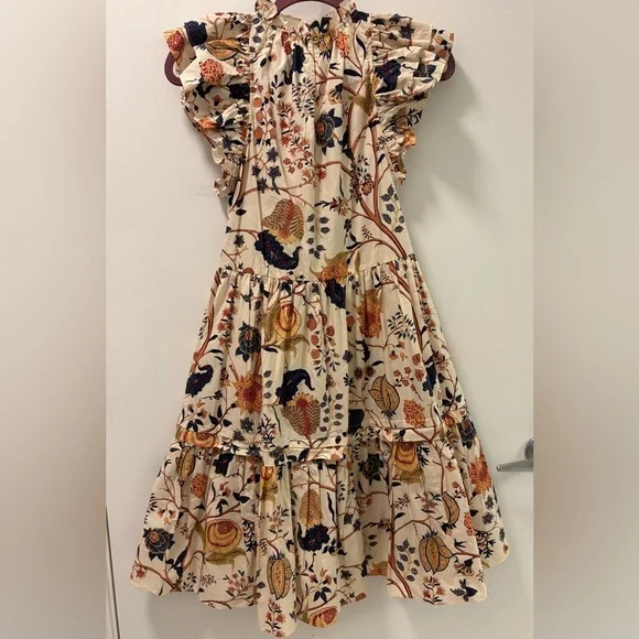 Ulla Johnson Eden Dress Daisy Mustard Yellow Size 0 NWT - Picture 6 of 14